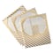 Gold &#x26; White Striped Treat Boxes By Celebrate It&#xAE;